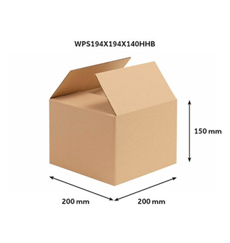 Klopová krabice, vnější rozměr 200x200x150