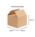 Klopová krabice, vnější rozměr 200x200x150