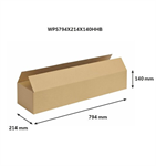 Klopová krabice, vnější rozměr 800x220x150