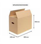 Klopová krabice, vnitřní rozměr 490x290x350, odnosné ucho - extra pevná