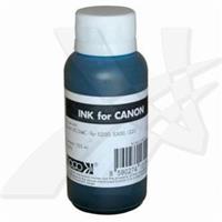 Lahev s inkoustem pro Canon BCI24C (Logo), 100 ml | azurová