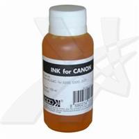 Lahev s inkoustem pro Canon BCI24C (Logo), 100 ml | žlutá