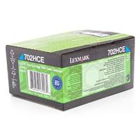 Lexmark originální toner 70C2HCE, cyan, 3000str., Lexmark CS510de, CS410dn, CS310dn, CS310n, CS410n