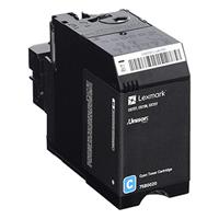 Lexmark originální toner 75B0020, cyan, 10000str., high capacity, Lexmark CS727, CS728, CX727