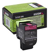 Lexmark originální toner 80C2SME, magenta, 2000str., Lexmark CX310dn, CX310n, CX410de, CX410