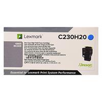 Lexmark originální toner C230H20, cyan, 2300str., high capacity, Lexmark C2325dw,MC2325adw