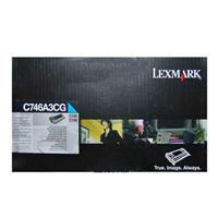 Lexmark originální toner C746A3CG, cyan, 7000str., Lexmark C746DN