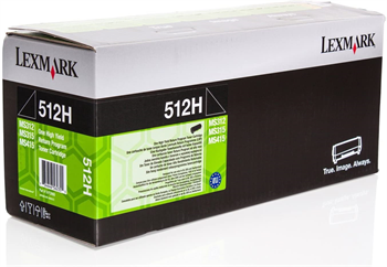 Lexmark toner 512HE High Yield Corporate Cartridge (5k) pro MS312/MS415