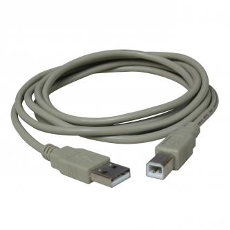 Logo USB kabel (2.0), USB A/USB B, 1.8m