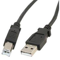 Logo USB kabel (2.0), USB A/USB B, 3m