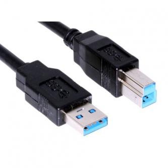 Logo USB kabel (3.0), USB A/USB B, 1.8m