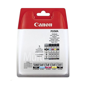 Multipack Canon PGI-580 / CLI-581 (PGBK/C/M/Y/BK) - originální