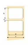 OEM samolepící etikety 50 mm x 30 mm | stříbrný datapol, 1 000 ks