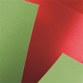 Ozdobný papír Holland červená 220g, 20 ks A4