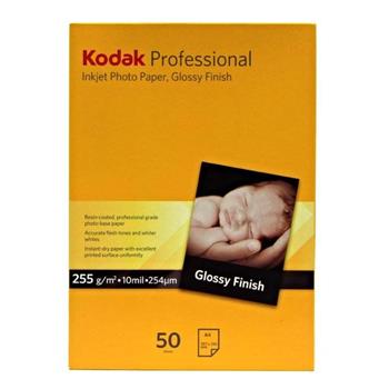 Papír Kodak KPROA4G - A4/255 g | bílý, lesklý, fotopapír, 50 listů