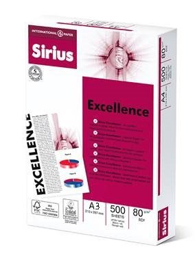 Papír Sirius Excelence A3/80 g | 500 listů