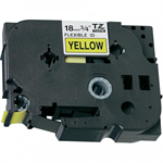 Páska - BROTHER TZE-FX641 - 18 mm x 8 m žlutá - černý tisk - flexibilní - kompatibilní