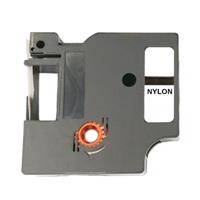 Páska - DYMO RHINO 18490, S0718080 - 12 mm žlutá - černý tisk - NYLON - flexibilní - kompatibilní