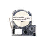 Páska - EPSON LK-5WBW, C53S655012 - 18 mm x 9 m bílá - černý tisk - extrémně lepivá - kompatibilní