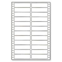 Tabelační etikety 89x23,4 mm bílé -2.ř