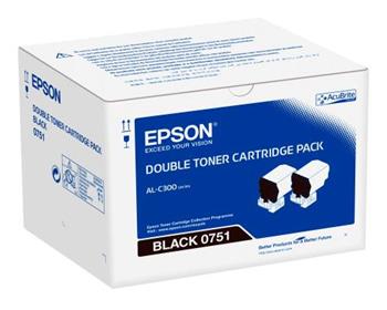 Toner Epson C13S050751 - 2 x 7 300 stran | originální | černý, dvojbalení