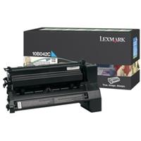 Toner Lexmark 10B042C - originální | azurový, return