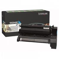 Toner Lexmark 15G042C - originální | azurový, return