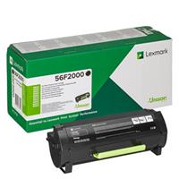 Toner Lexmark 56F2000 - originální | černý, return