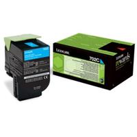 Toner Lexmark 70C20C0 - originální | azurový, return