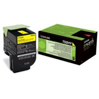 Toner Lexmark 70C2HY0 - originální | žlutý, return