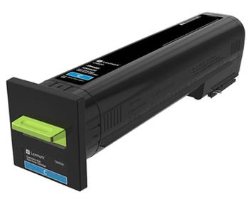 Toner Lexmark 72K0X20 - originální | azurový