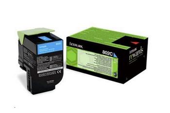 Toner Lexmark 80C20C0 - originální | azurový, return