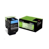 Toner Lexmark 80C20C0 - originální | azurový, return