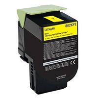 Toner Lexmark 80C20YE - originální | žlutý, return