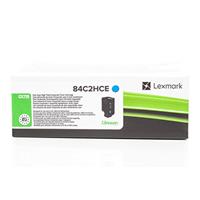 Toner Lexmark 84C2HCE - originální | azurový, high capacity, return