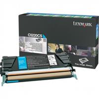 Toner Lexmark C5220CS - originální | azurový, return