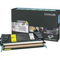 Toner Lexmark C5220YS - originální | žlutý, return