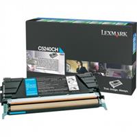 Toner Lexmark C5240CH - originální | azurový, return