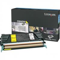 Toner Lexmark C5242YH - originální | žlutý