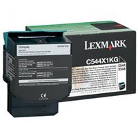 Toner Lexmark C544X1KG - originální | černý, return