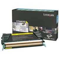 Toner Lexmark C734A1YG - originální | žlutý