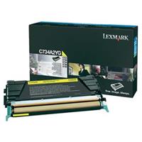 Toner Lexmark C734A2YG - originální | žlutý