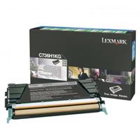 Toner Lexmark C736H1KG - originální | černý, return