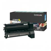 Toner Lexmark C7700YH - originální | žlutý, return