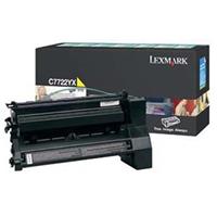 Toner Lexmark C7722YX - originální | žlutý