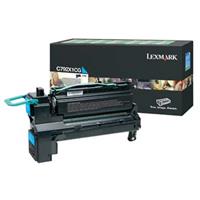 Toner Lexmark C792X1CG - originální | azurový, return