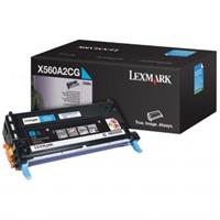 Toner Lexmark X560A2CG - originální | azurový