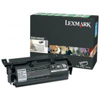 Toner Lexmark X651H04E - originální | černý, return