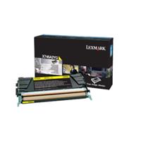 Toner Lexmark X746A2YG - originální | žlutý