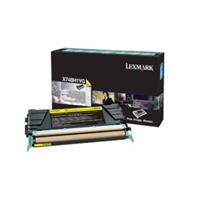 Toner Lexmark X748H1YG - originální | žlutý, return
